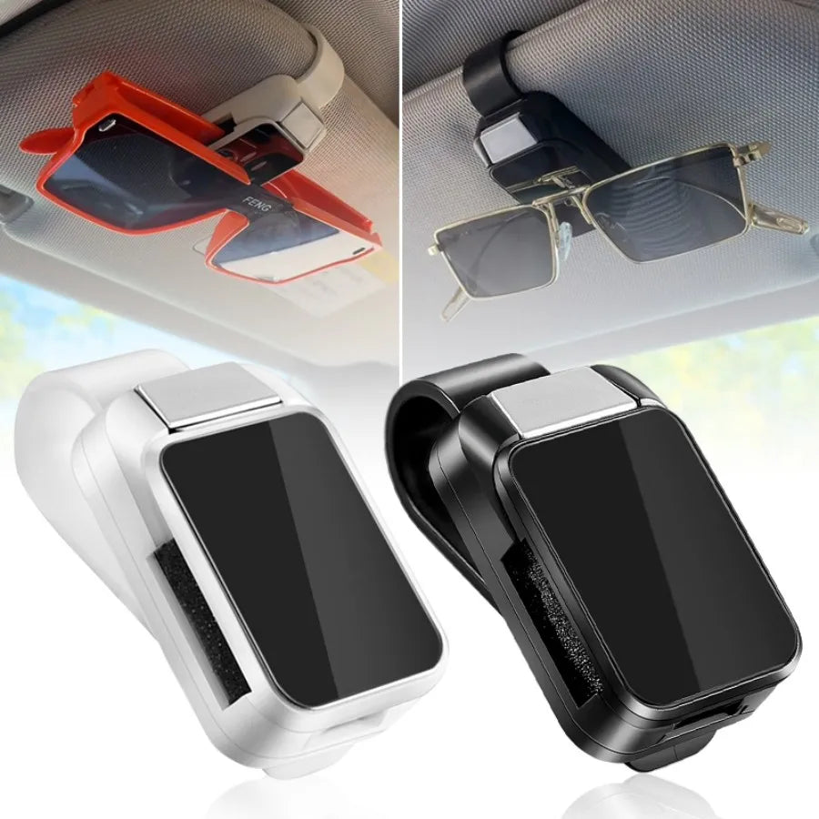 Car Glasses Clip, Car Sun Visor Automotive Hanger Clip Ticket Card Mount Clips Sunglasses Holders for Car Accessories