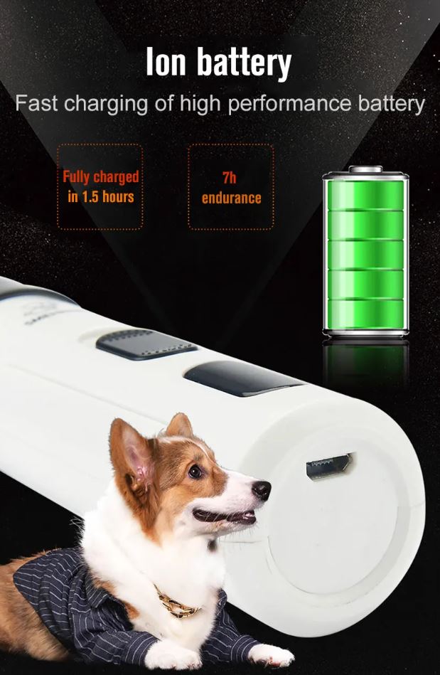Electric Rechargeable Dog Nail Grinders Dog Cat Paws Nail Grooming Trimmer Tools USB Charging Pet Nail Clippers