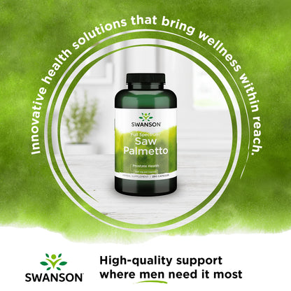 Saw Palmetto Herbal Supplement for Men Prostate Health Hair Supplement Urinary Health 540 Mg 250 Capsules