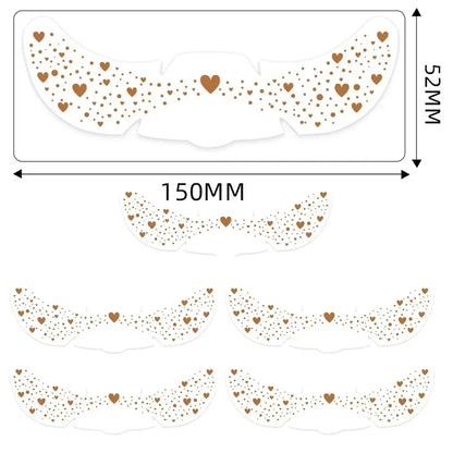 6Pcs Hot Stamping Freckles Makeup Patches Metallic Radiation Golden Silver Fake Freckles Temporary Tattoo Stickers Face Makeup