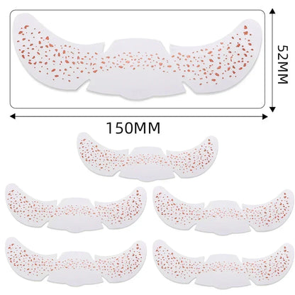 6Pcs Hot Stamping Freckles Makeup Patches Metallic Radiation Golden Silver Fake Freckles Temporary Tattoo Stickers Face Makeup